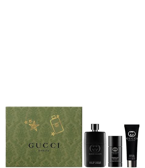 gucci guilty 90th anniversary gift set|Gucci Guilty gift set men's.